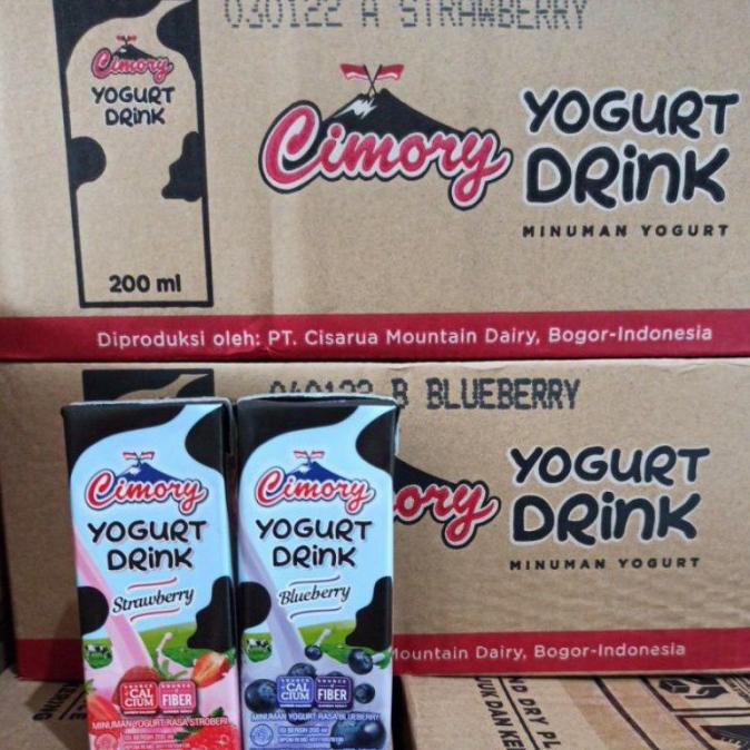 

(BISA COD) 1 DUS CIMORY YOGURT DRINK KOTAK 200 ml (24 pcs) BERMUTU Kode 1268