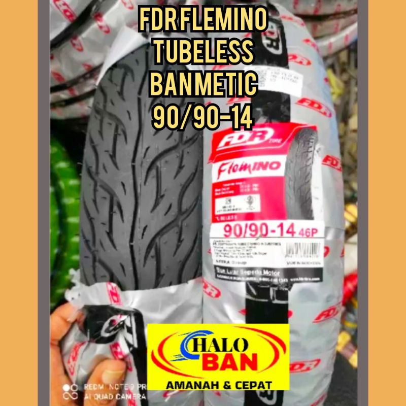 ban montor metic tubeless fdr flemino 90/90-14 ban honda beat vario spacy mio fino xeon spin ban lua