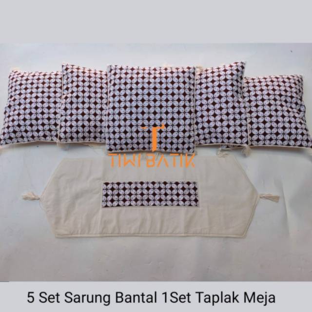 Sarung Bantak Kursi/Sofa Set Taplak Meja