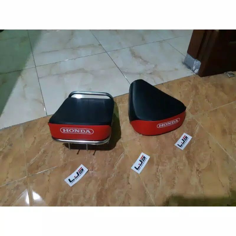 jok-sadel-jhok jok pisah 1 set depan belakang honda c70 c50 grand jok pispot c50 - jok C70 terlaris