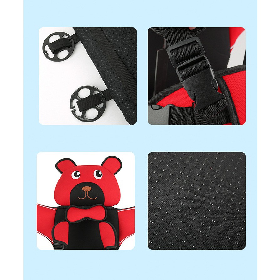 DUDUKAN SAFETY ANAK MOBIL/SAFETY CAR SEAT PORTABLE TEDDY BEAR