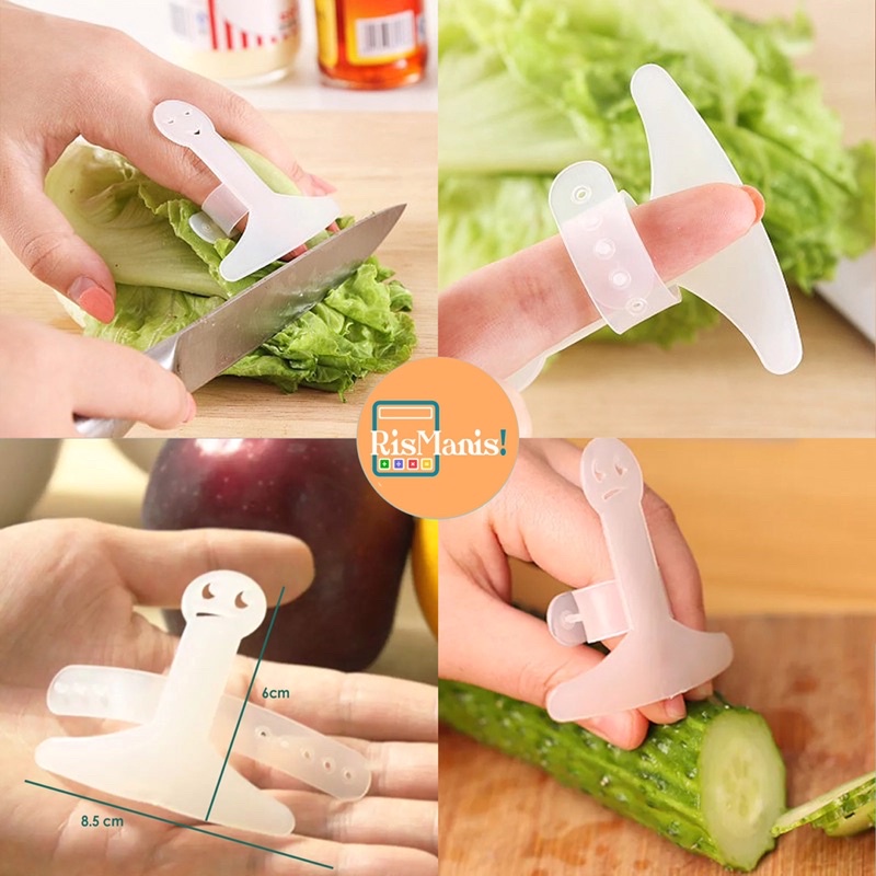 KNIFE-CUT FINGER PROTECTOR - Alat Pelindung Jari Pisau Potong Buah Daging Sayur Tangan Anti Teriris