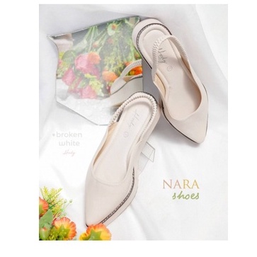 Hody flatshoes Nara Shoes hody wanita tinggi 3,5 cm mules sandal sepatu kerja sepatu guru