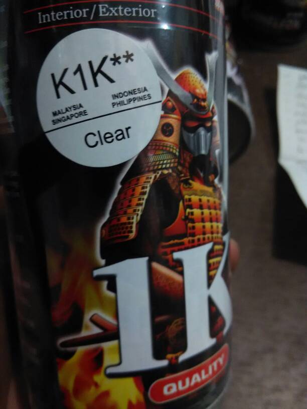 

cat semprot pilox pylox SAMURAI clear pernis K1K**