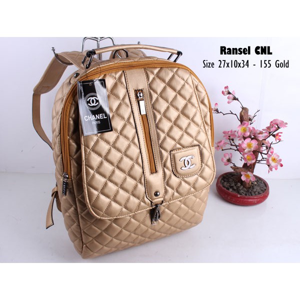 SEMI PREMIUM 155 TAS IMPORT BACKPACK FASHION TAS RANSEL CHANEL STICK GROSIR TAS KULIAH TAS SEKOLAH