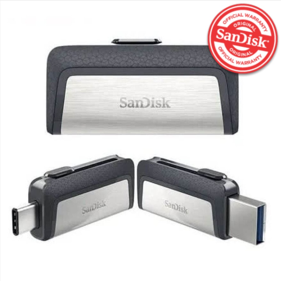 SanDisk Ultra Dual Drive OTG 128GB USB3.1 Type C Flash Drive Original