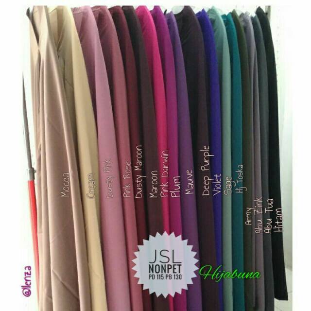 Khimar Sepaha/selutut non pet Hijabuna