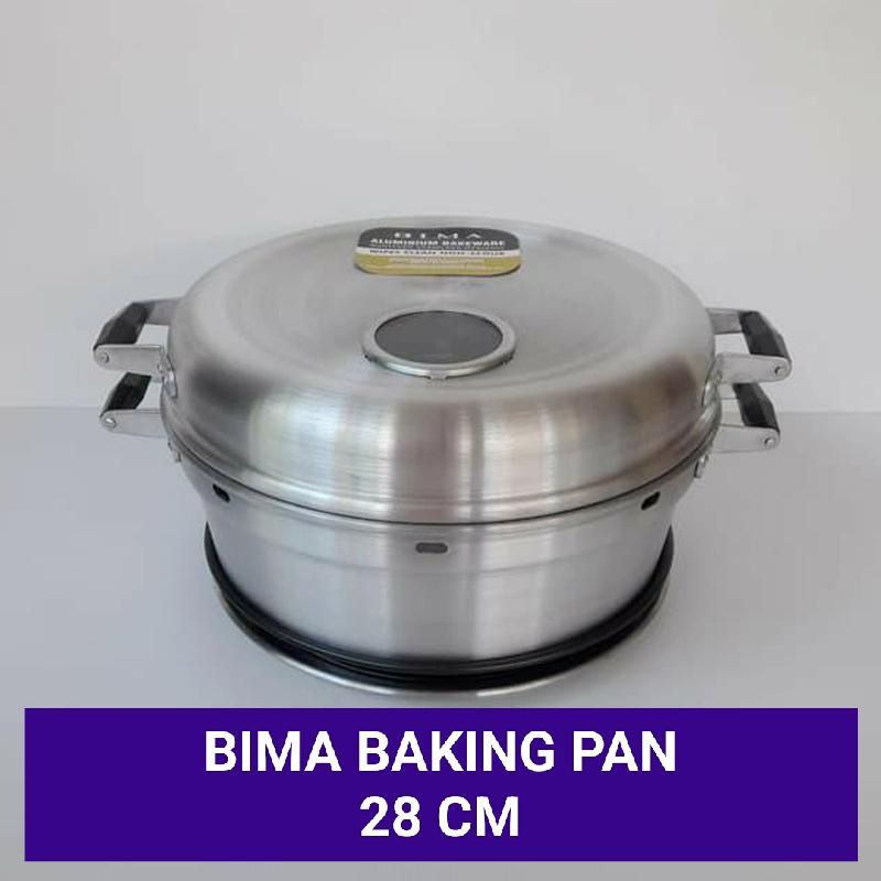 BIMA BAKING PAN 28 CM PANCI PANGGANGAN KUE BOLU ALUMINIUM TEBAL