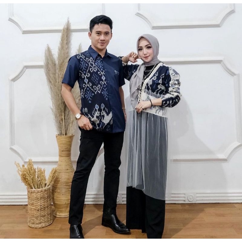 Jual Outer Tenun Outer Wear Baju Tenun Set Couple Tenun Couple