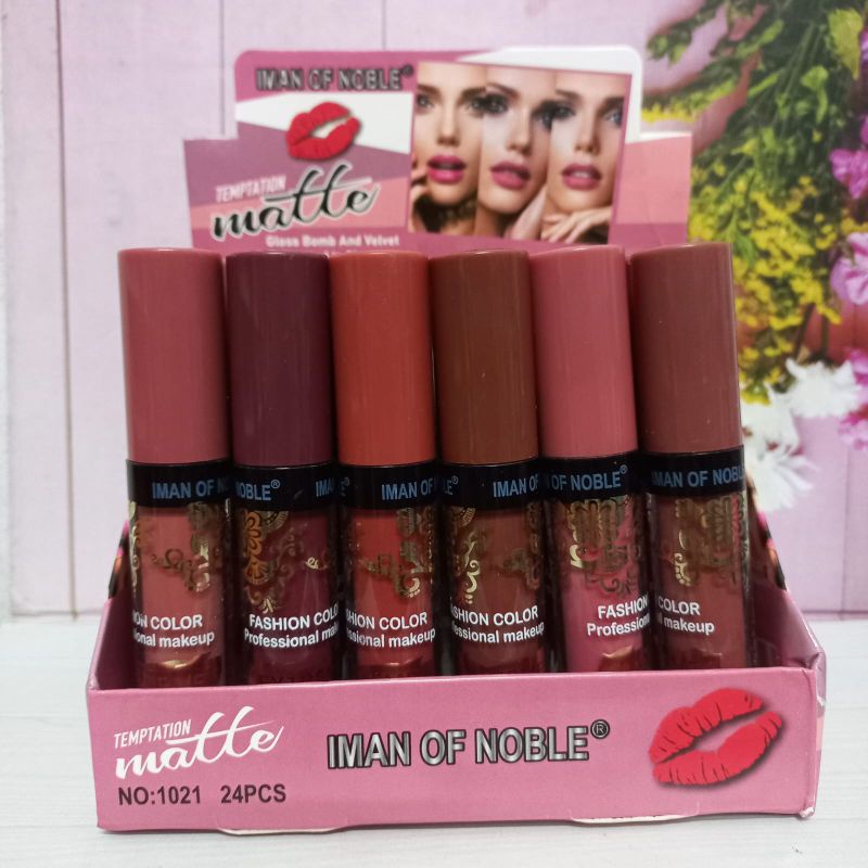 PROMO!!!LIP GLOSS MATTE IMAN OF NOBLE 1021