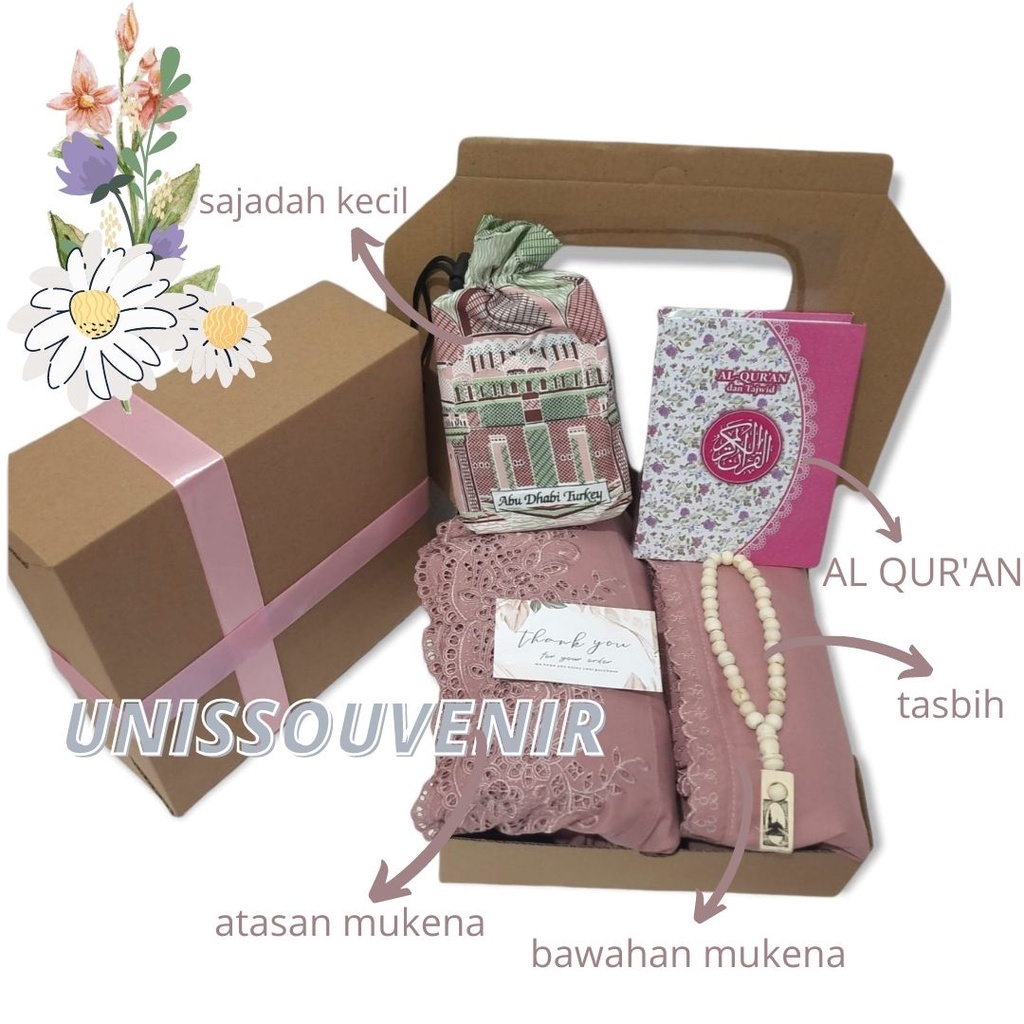 Hampers Mukena Khadijah Series / Kado Cewek / Hadiah Ulang Tahun / Hadiah Wedding