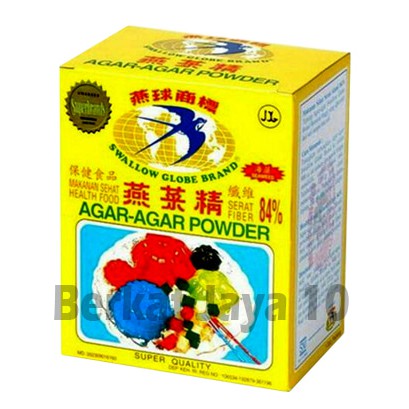 SWALLOW GLOBE per DUS Tepung Agar Agar Powder (isi 12 Sachet)