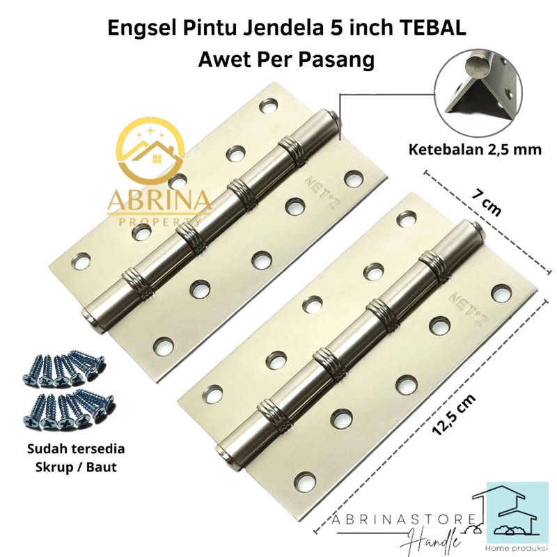 Engsel pintu 5 inch engsel pintu rumah 5 inch 4 inch 3 inch High Quality