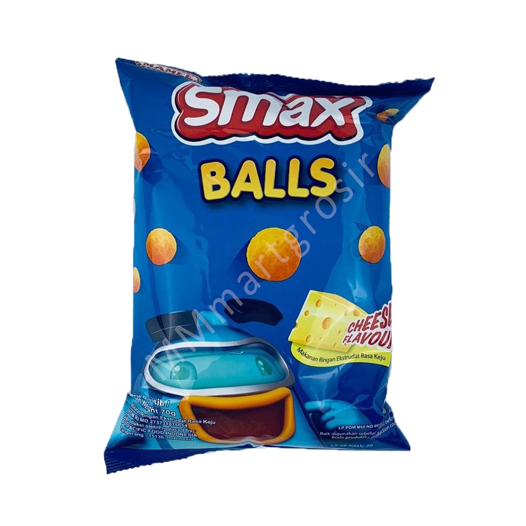 SNACK SMAX BALLS CHEESE FLAVOUR 70g