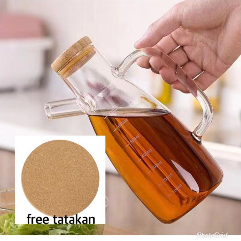 BOTOL MINYAK / OIL BOTTLE / BOTOL KACA MINYAK/ TEMPAT MINYAK KECAP 650ML - 1000ML TERLARISS...,,,,,