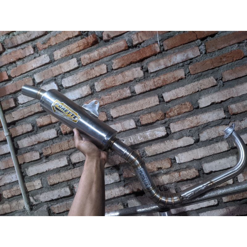 knalpot beat kolong ngaceng, vario150 ngaceng, scopy ngaceng inlet 38 /50 ada (vree laser nama)