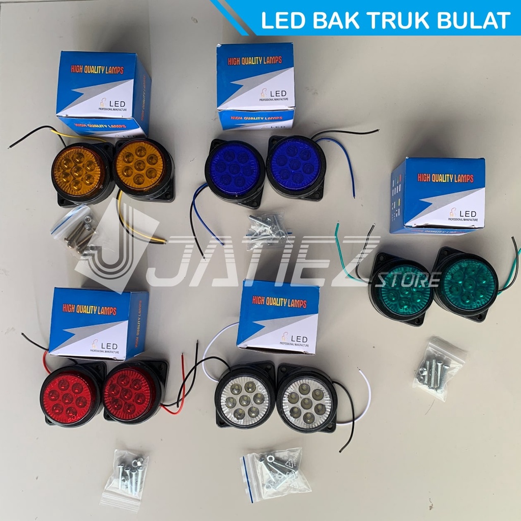 Lampu Led Bak Truk DNY 90 Bulat 24 Volt