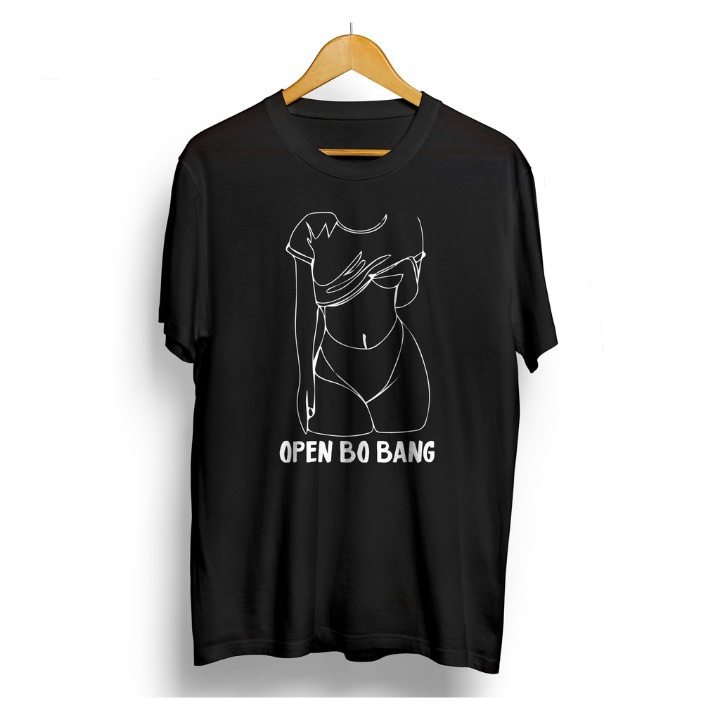 BAJU KAOS PRIA-WANITA OPEN BO BANG  BAHAN COTTON 30s