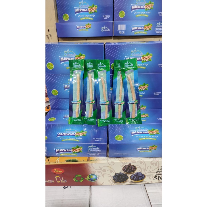 GROSIR Kayu Siwak / Miswak Al Khair /PER BOX (ISI 12PCS)
