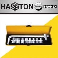 PROHEX KUNCI SOCK SET 10 PCS 1/2" 8MM - 24MM SEGI 12 1730-002