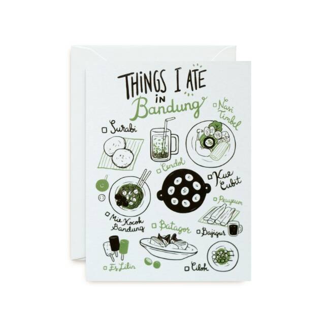 

Things I Ate in Bandung Card
