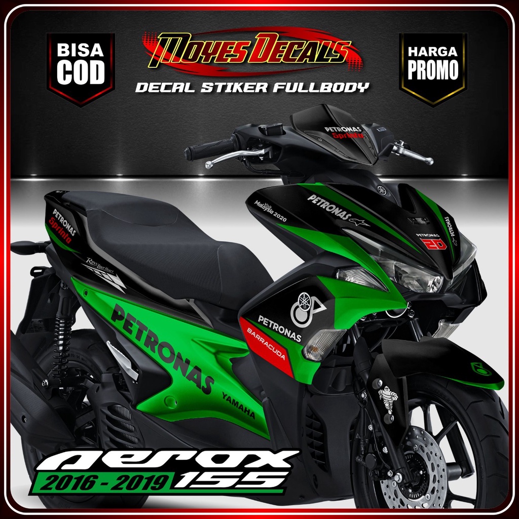 Decal Motor Aerox 155 Stiker Aerox Fullbody Vareasi Petronas