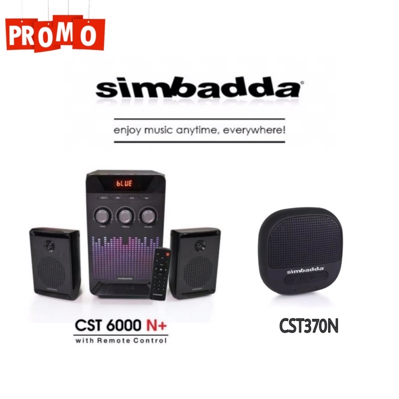 Promo Paket Speaker Simbadda Cst6000n plus + Cst370n