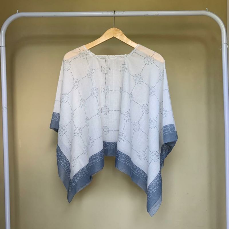 Outer kimono scraf premium-sky