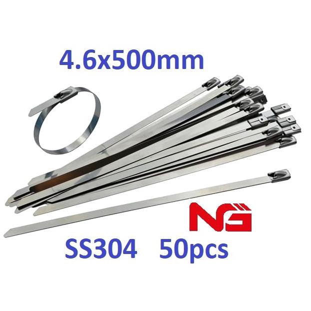

Office & Stationery | Document Organizer | Cable Tie Ties Kabel Tis Lock Tie Stainless Steel 50Cm 4.6X500 Isi 50 | Best Seller