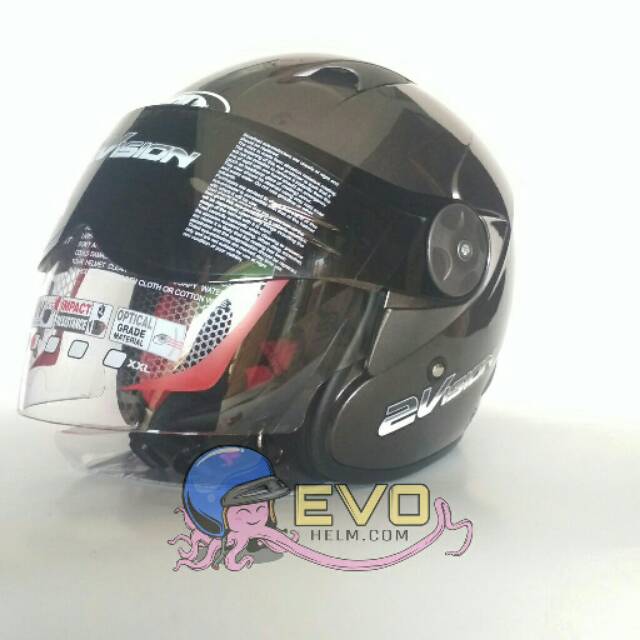 HELM KYT 2 VISION SOLID - GUNMETAL