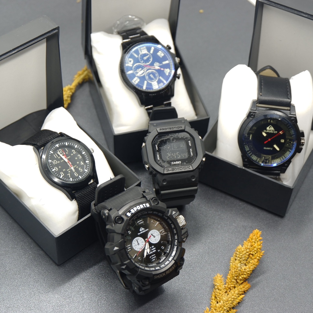 TAMBAHAN ISI HAMPERS JAM TANGAN  COWOK CASUAL SPORT PREMIUM