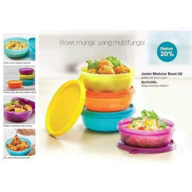 Junior modular bowl 3set