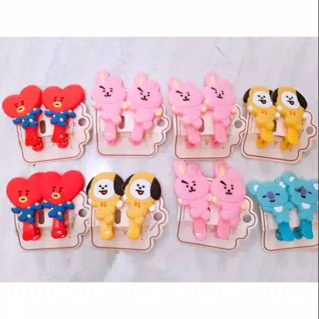 Jepit BT21 bts kpop (isi 2pcs) sepasang