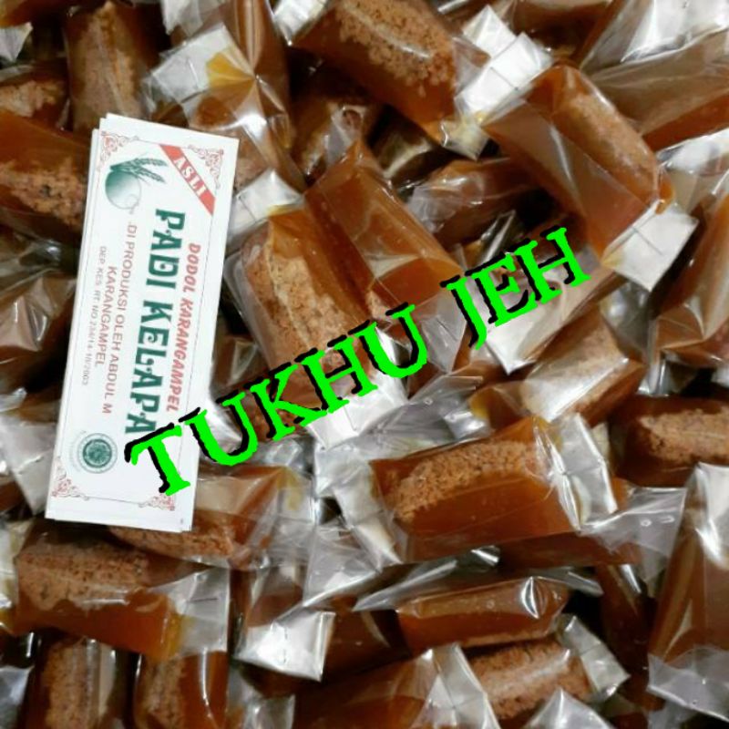 

DODOL MUDA/DODOL TUA/DODOL LARA GUDIK MERK PADI KELAPA OLEH2 KHAS INDRAMAYU