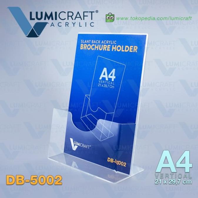 

Office & Stationery | Document Organizer | Brochure/Brosur Holder/Stand Acrylic/Akrilik Model L / Slant Back - A4 | Best Seller