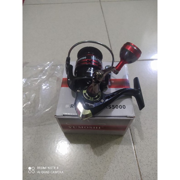 Reel Pancing Yumoshi RS5000 - Merah Hitam