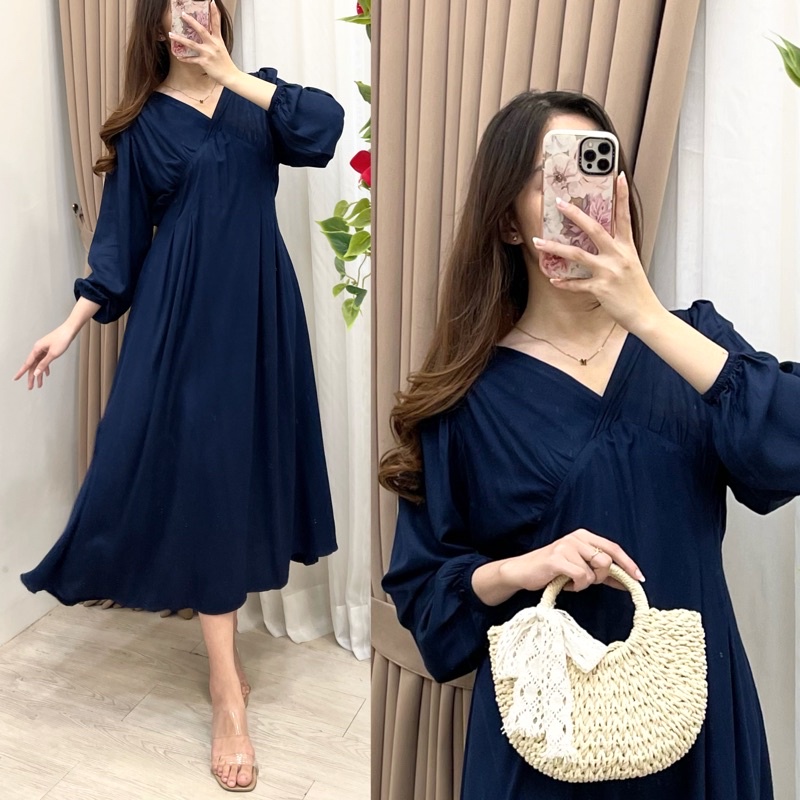 Daster Sofia Deluxe Plain Dress