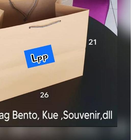 

۝ [ 150 gsm ] Paperbag cocok untuk kotak kue bento, souvenir, tempat kado,dll uk : 26 x 21 x 18 cm. ➷