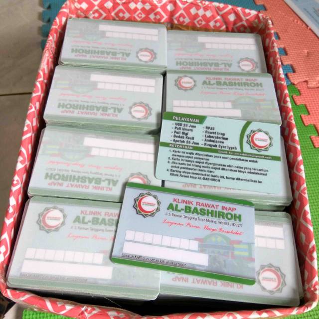 

Cetak kartu member ID Card