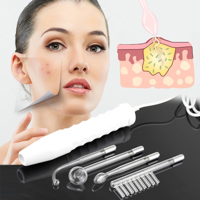 4 in 1 High Frequency Portable Perawatan Wajah Anti Aging Anti Acne Frekuensi Tinggi-4