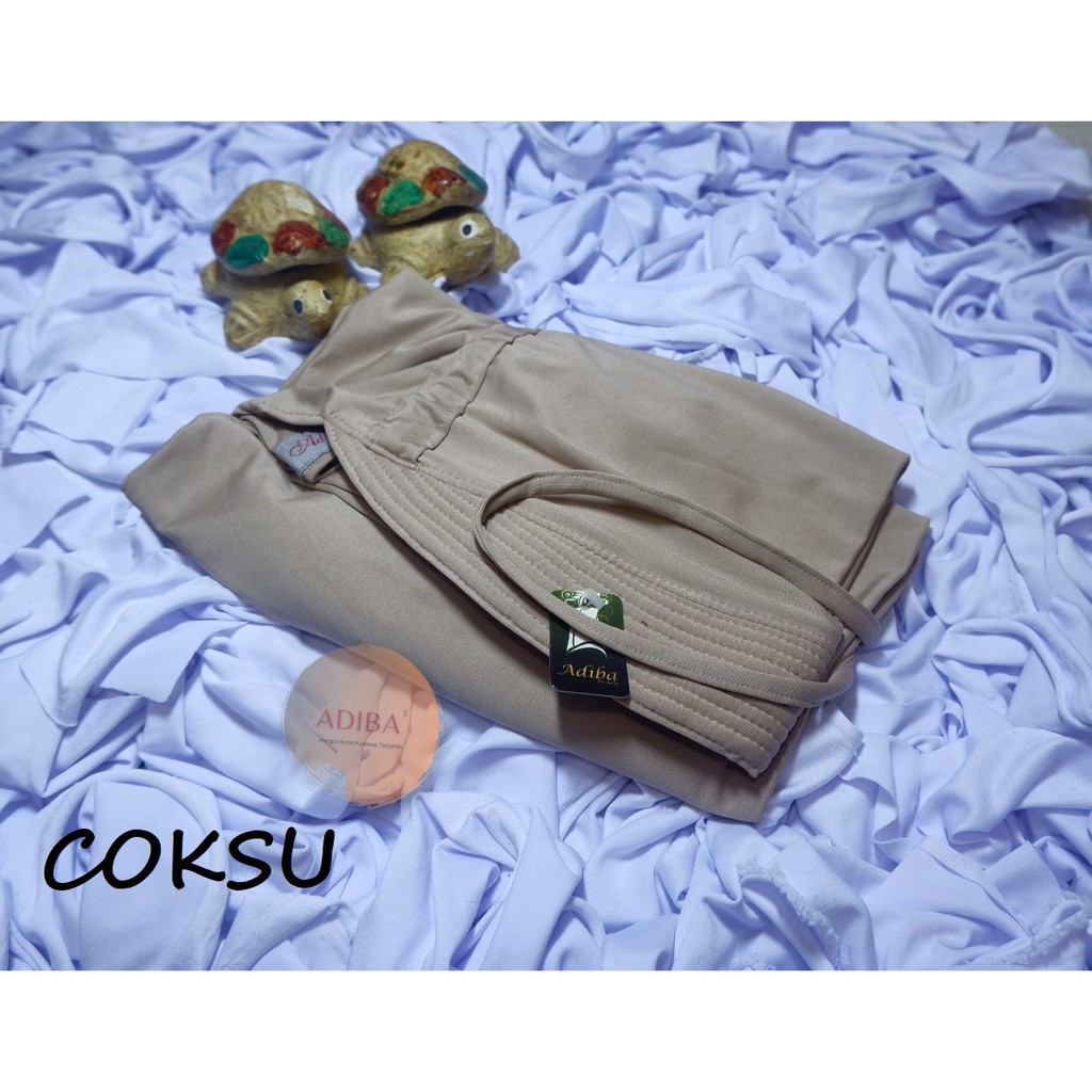 Jilbab Instan Jersey / Jilbab Serut Jersey Adiba / Grosir Kerudung Murah-COKSU