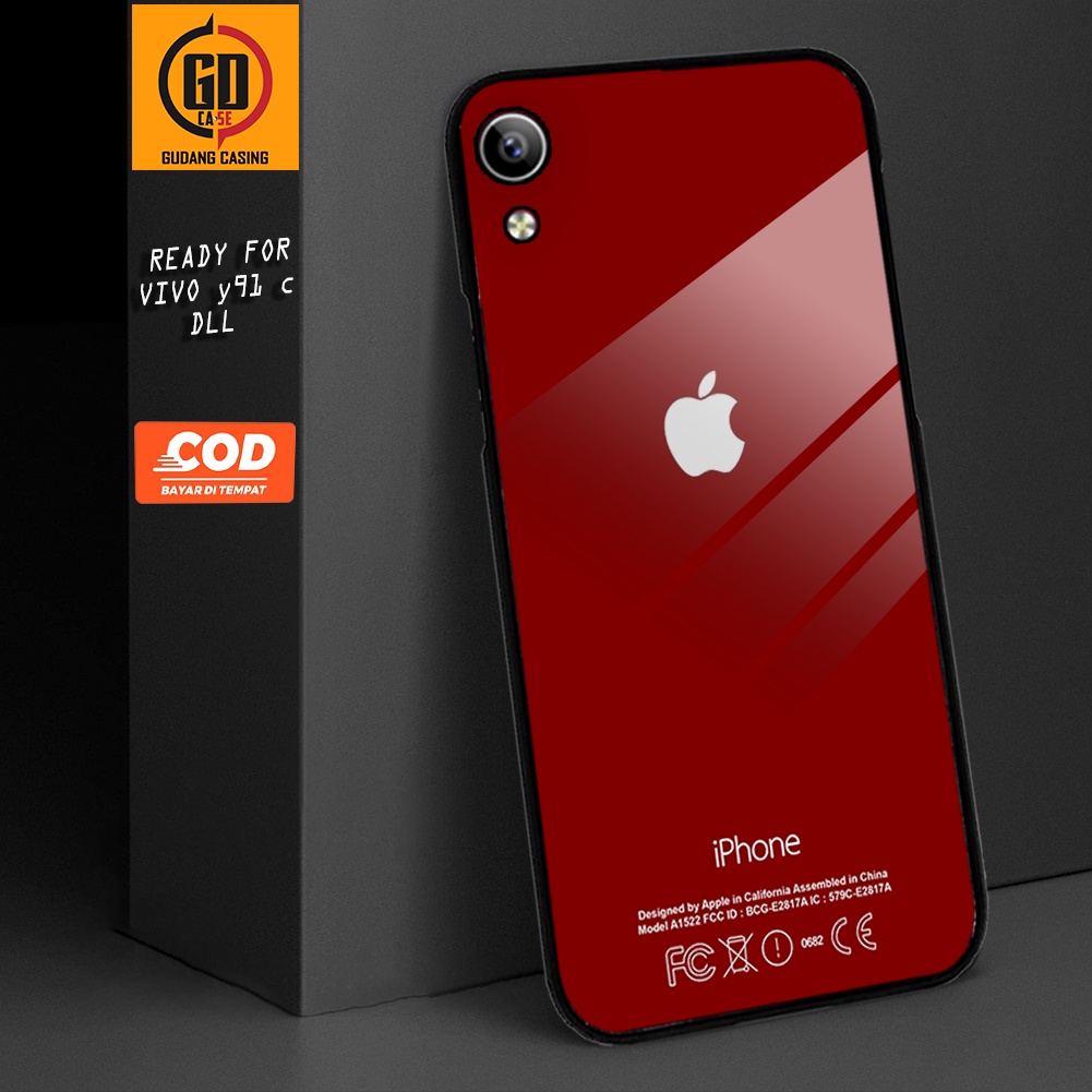 Case  Vivo Y91C Case Hp  Vivo Y91C SE Premium Glossy Gudang Casing [LOGO IP] Casing Hp Aesthetic Kes