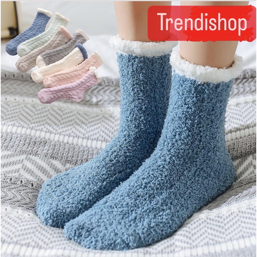 Kaos Kaki Wool Wanita Musim DIngin Winter Import Wol Socks Women