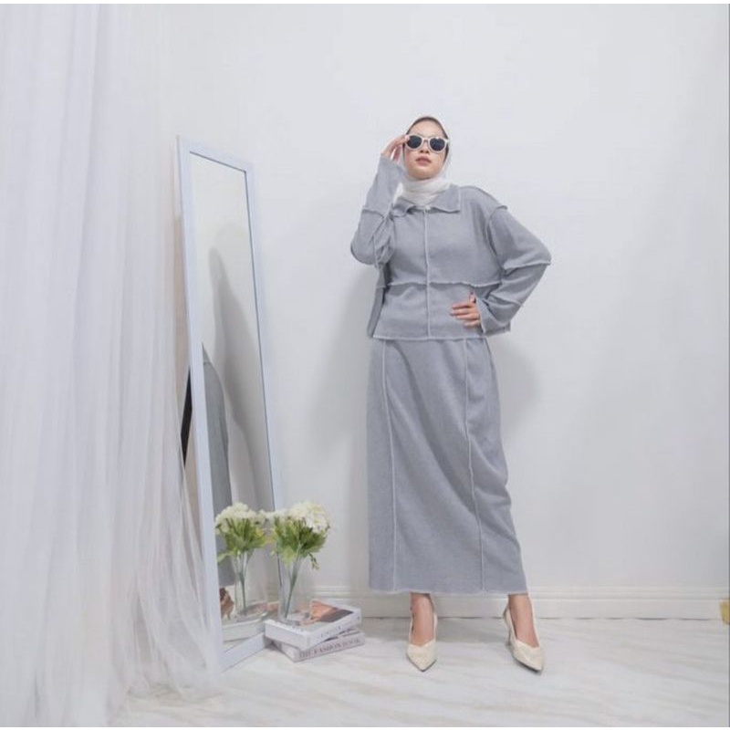 Setelan Wanita Baju Kebalik  Baju Viral One Set Kebalik Setcel Jumbo Ukuran Jumbo