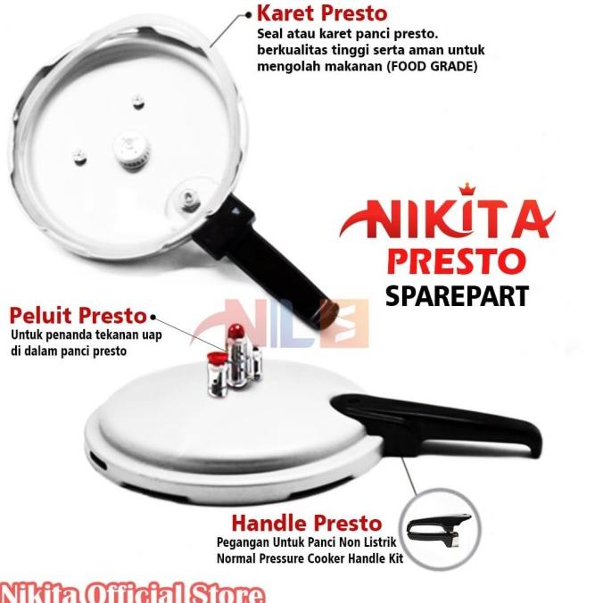 Karet Panci Presto Nikita - Sparepart Seal Presto Nikita 20/24/28 cm