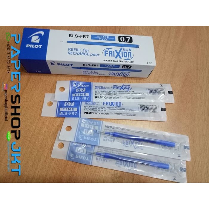 

MURAH GROSIR!!! REFILL ISI PULPEN FRIXION PILOT 0.7 BIRU