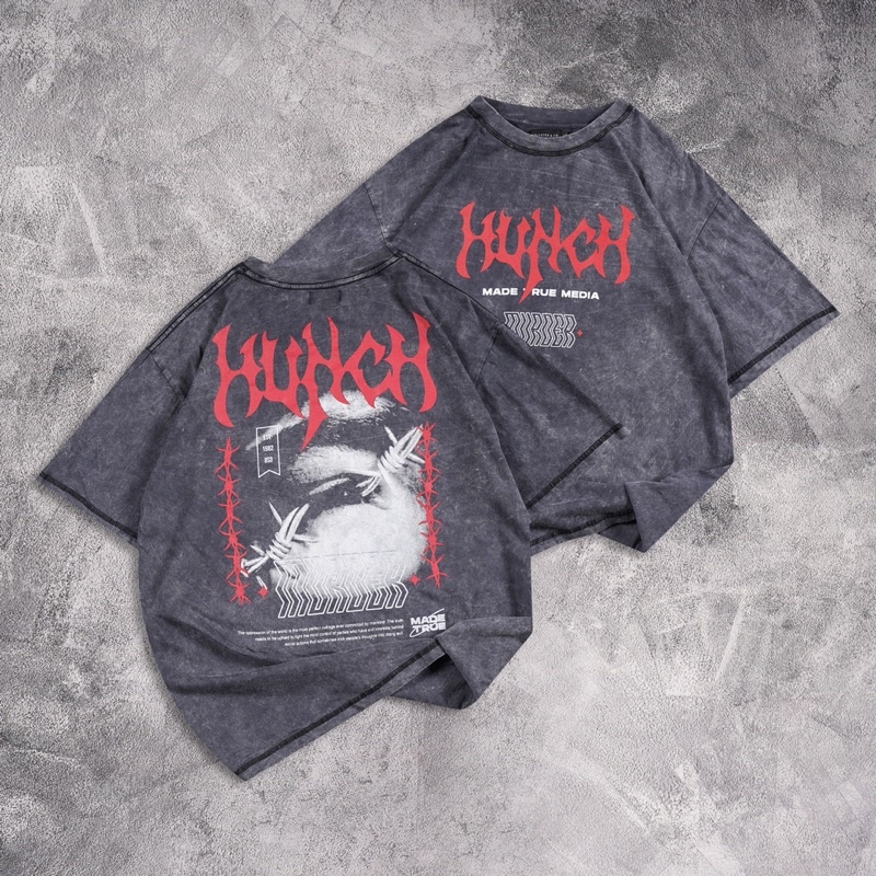 [N00658] REGULER Baju Kaos Distro Motif HUNCH XXX