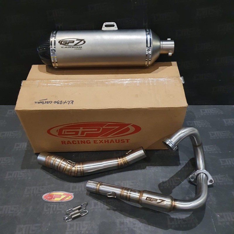 Knalpot Racing GP7 Spesial Edition Carbon KLX 230