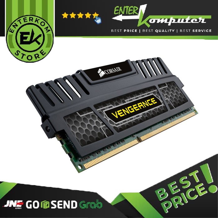 RAM Corsair DDR3 Vengeance Black PC12800 8GB  CMZ8GX3M1A1600C9