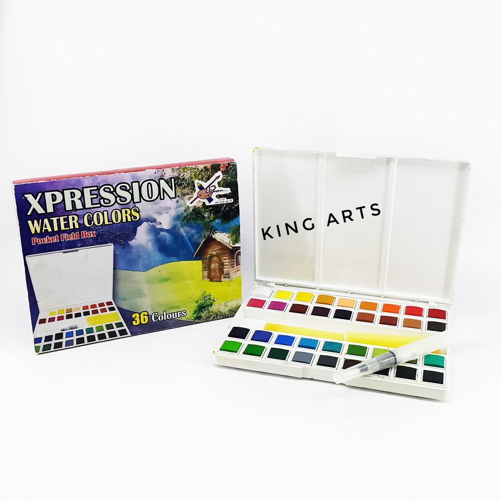 

Xpression Watercolor Pocket Field Sketch Box 36 / Cat Air Set 36